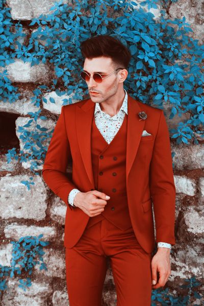 

handsome one button groomsmen peak lapel groom tuxedos men suits wedding/prom/dinner man blazer(jacket+pants+tie+vest) 892, Black;gray