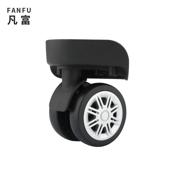 

trolley luggage wheel accessories wheel repair password suitcase pulley luggage accessories universal suitcase equipment wheels, Black