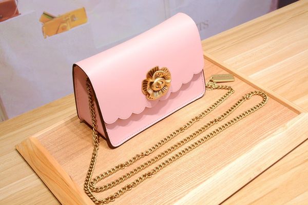 

fashion classic ladies bag printed letter chain bag genuine leather wallet crossbody shoulder bag men women