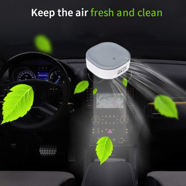 

car air purifier 5v negative ions air cleaner ionizer freshener auto mist maker pm2.5 eliminator cup car charger/usb