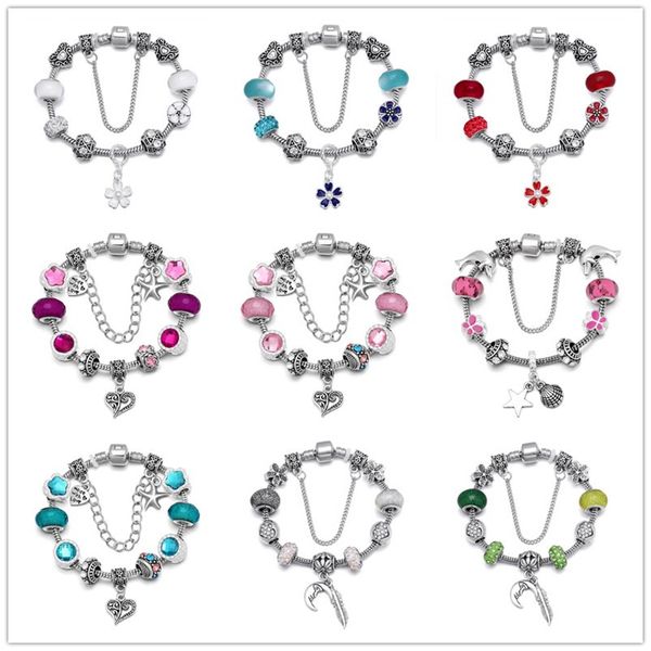 

2019 woman seashell bracelets jewelry fashion enamel wristband bracelet for women metal flower charm bracelet on the arm, Black