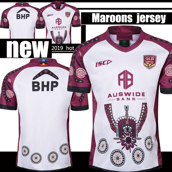 

2019 2020 National Rugby League Queensland QLD Maroons Malou Rugby jersey 19 20 QLD MAROONS STATE OF ORIGIN Rugby jersey