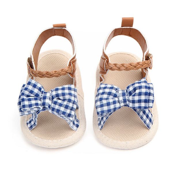 

newborn baby girl soft sole crib shoes infant toddler summer sandals 0-18 months, Black