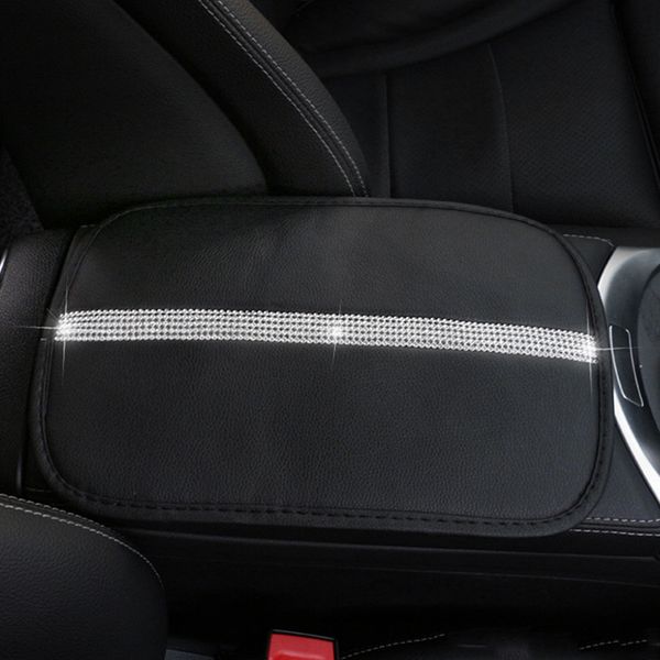 

decoration bling wear resistant luster rest pillow car armrest pad anti scratch head lumbar cushion support interior universal