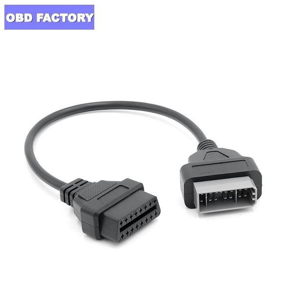 

professional diagnostic connector for 14pin to 16pin obd2 female adapter fits 14 pin obd obdii ing