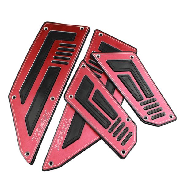 

pedals feet mats for yamaha tmax 530 2012 2013 2014 2015 red