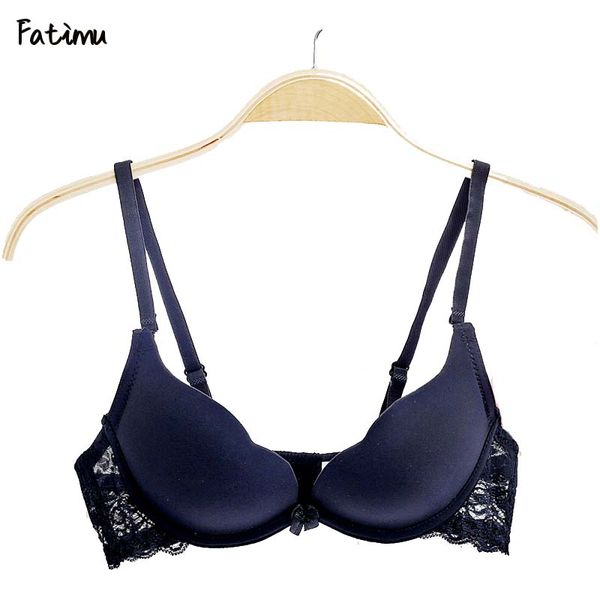 

fatimu self adhesive strapless bra bandage stick gel silicone push up invisible seamless backless bras for women bow gather, Red;black