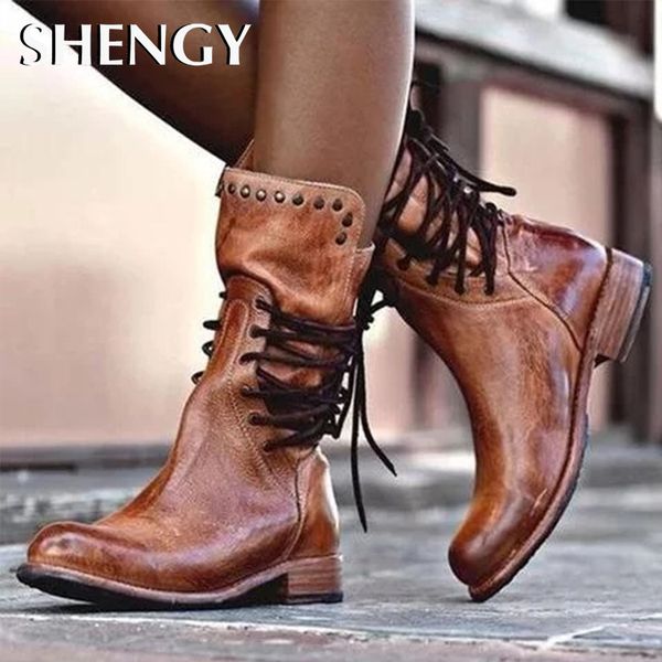 

2019 autumn women shoes retro high heel ankle boots female block mid heels casual booties plus size office party shoes, Black