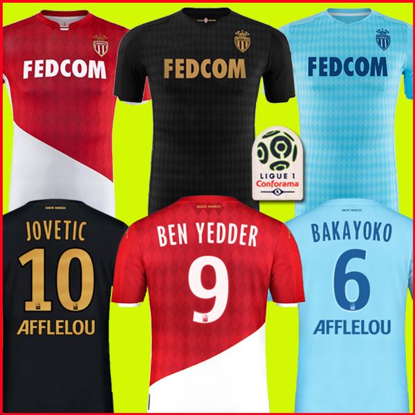 

19 20 AS Monaco футбол Джерси FABREGAS 2020 GOLOVIN Фалькао Футбол Рубашка Тилеман GELSON.M Майо де Foot Бен Yedder мужчины Джерси