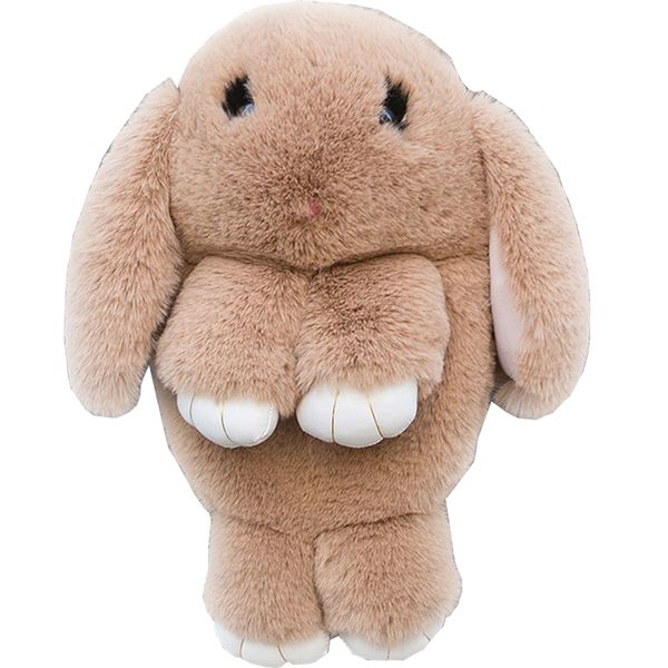 

one shoulder hand-held hair bag female messenger bag plush cute cute chain small