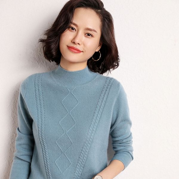 

women's sweaters smepvrg autumn cashmere sweater women and pullovers long sleeve turtleneck fit female pullover knitted jumper top, White;black