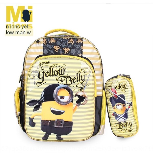 

ztvuq pirate yellow student breathable decompression pupil children's cartoon cute pirate yellow student bag breathable decompression b