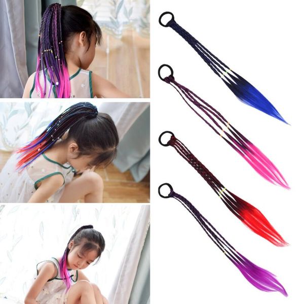 

cute wigs barrettes for girls teens toddlers kids party birthday celebrations mixed 4 colors ing, Slivery;white