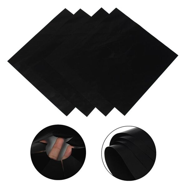 

new 1 2 4pcs/set reusable gas cover stove burner mat temperature anti-fouling oil protector pad liner cleaning kitchen tools 7