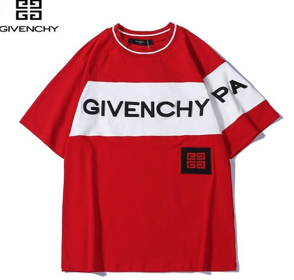 

2019 париж люксовый бренд футболка мода прилив футболка для мужчин дизайнерские фу