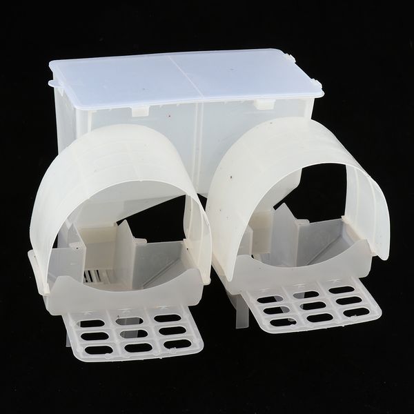 

pigeon supplies - double automatic trough parrot cups feeder drinker sink