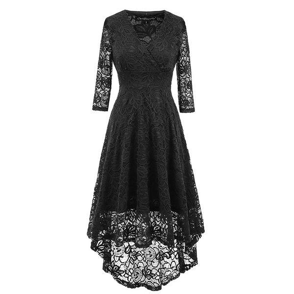 audrey hepburn long black dress