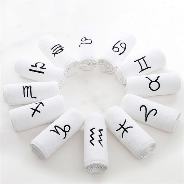 

производители оптом хлопок 20 * 110 спортивное полотенце двенадцать созвездий вышивка спортивные салфетки могут быть настроены