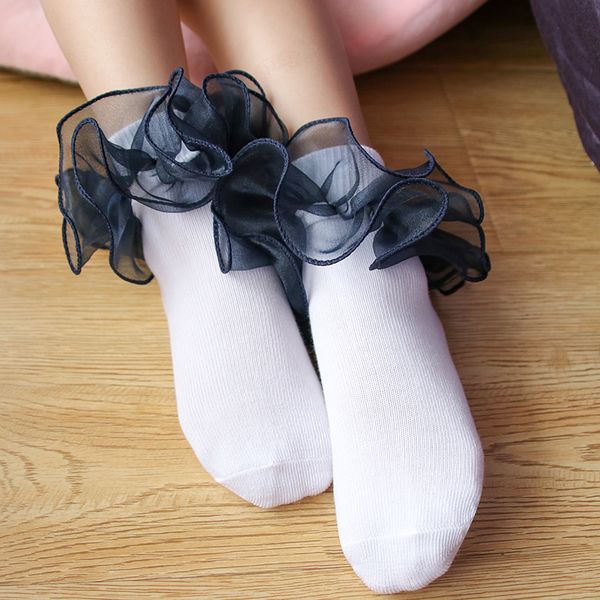 

socks 20pair/lot cotton flower lace soft jacquard kid sock girls baby light thin breathable solid color for all season kids cozy, Pink;yellow