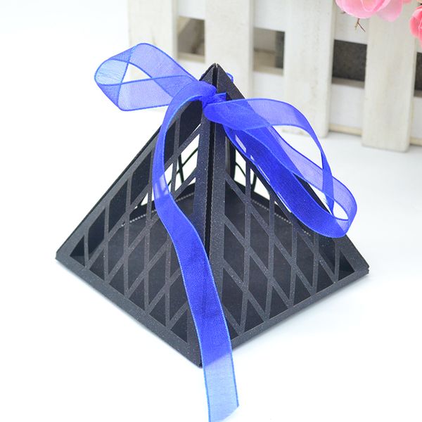 

лувр дизайн лазерной резки черный жемчуг бумажный треугольник подарочной коробке