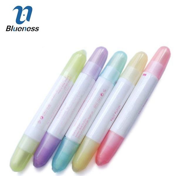 

blueness professional manicure nail art pen decorations correction mistakes nail tools pens brushes manicure remove varnish pen