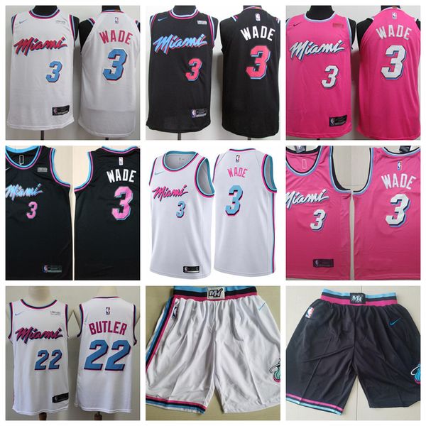 

2019 new jimmy 21and 22 butler miami city heat dwayne 3 wade jer ey game player 039 3 dwyane ba ketball jer ey