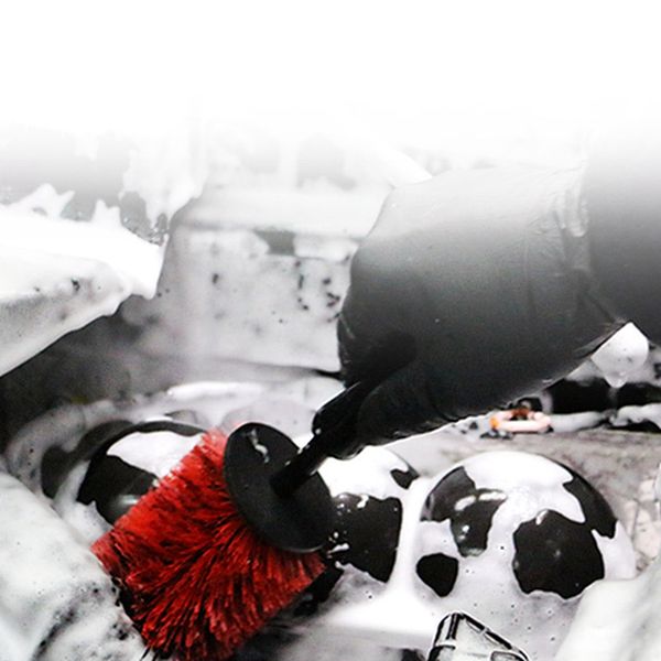 

18" long master wheel brush auto detailing tools cleaning brush for car wheels,tire,rims,chrome,spokes