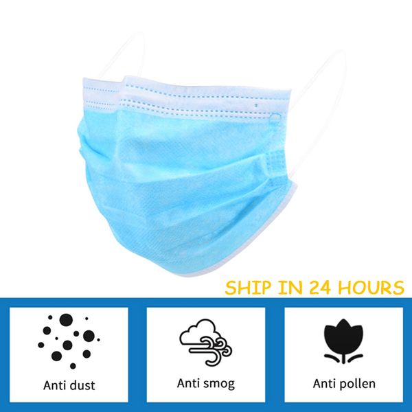 

anti-pollution anti-flu masks face mask disposable breathable mouth cover 10-100pcs/lot