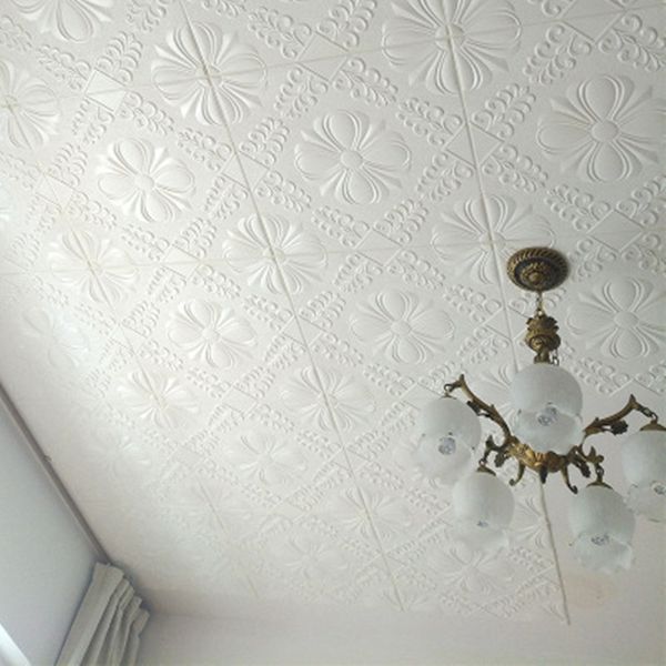 3d Stereoscopic Wall Stickers Self Adhesive Ceiling Stickers Ceiling Decorated Rooftop Roof Decorated With Foam Wallpaper Wall Decals And