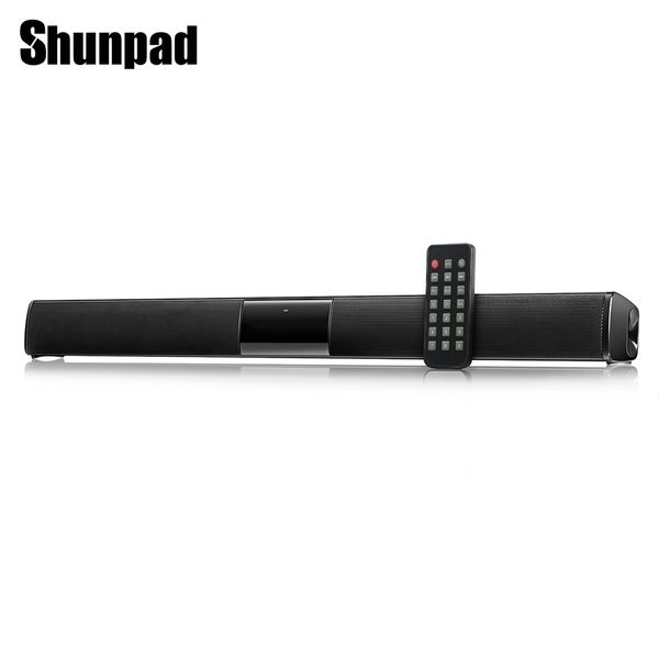 

shunpad bt - 200 portable wireless bluetooth soundbar speaker television subwoofer sound