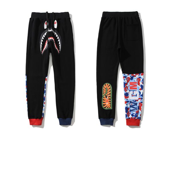 

мужчины сложных полиэфиров luxury track pants итальянский дизайнер классические брюки европейского американские продажи бренда брюки высокое, Black