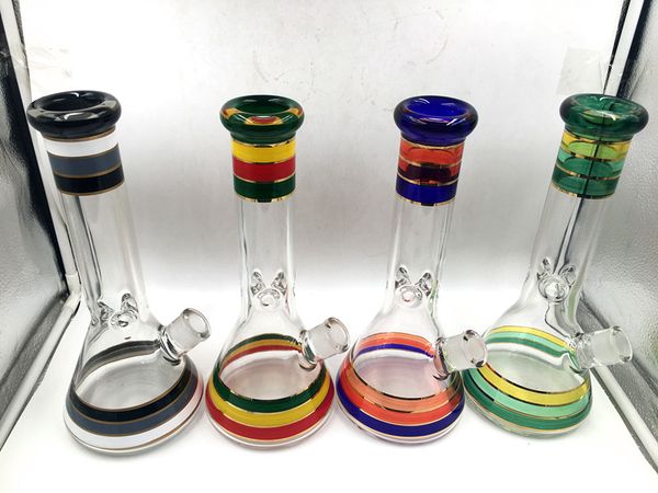 

Wholesale Price Rasta Design Thick Heady Glass Beaker Bongs Water Pipes Dab Rigs Glass Hookahs Perfect Gift Present Color Randomly