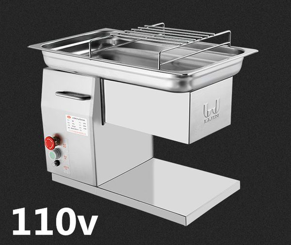 Atacado - Frete grátis 110V novo design QH cortador de carne, máquina de corte de carne, cortador de carne, amplamente utilizado no restaurante