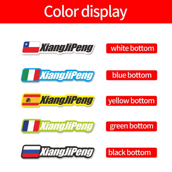 

custom rider id sticker bicycle decals flag and name stickers custom mountain bike frame logo personal name decals