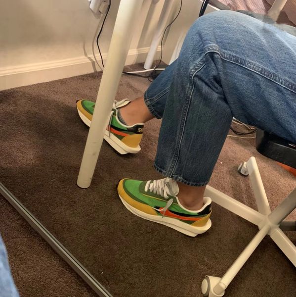 

new sacai ldv waffle daybreak trainers mens sneakers for women fashion designer breathe tripe s sports running shoes size eur36-45