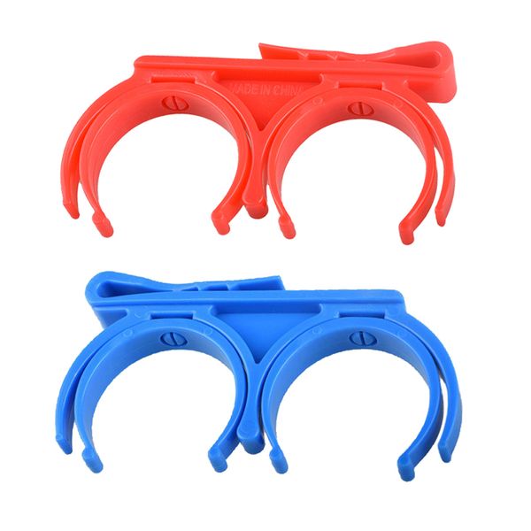 

2pcs red+blue golf ball holder clip for golfer club golf accessories