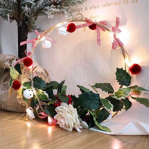 

creative christmas decoration lights 2m 20leds led copper wire light pine cone needle small sang fruit flag light string