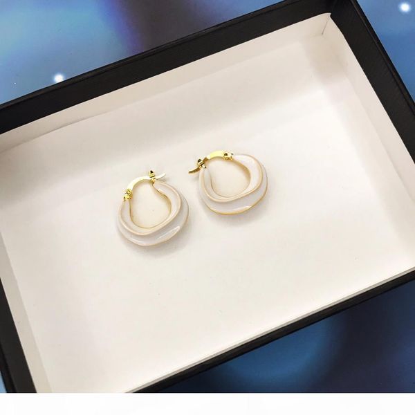 

selling explosion models simple irregular fashion temperament designer earrings luxury designer jewelry women earrings, Golden