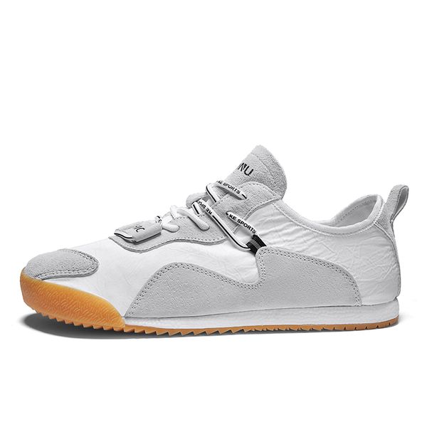 

casual fashion breathable sapatos breathable informales causal tenis white summer sapato flat men slip fashion para for leisure, Black