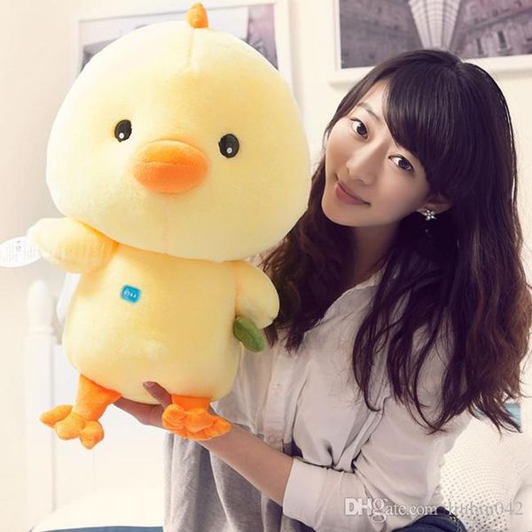 

super cute yellow chicken stuffed animal soft plush toys creative gifts for 1pcs