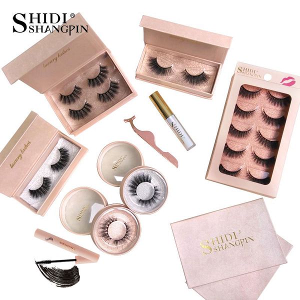 

shidishangpin mink lashes kit 3d mink eyelashes kit eyelash extension kits fake lashes cilios false eyelashes