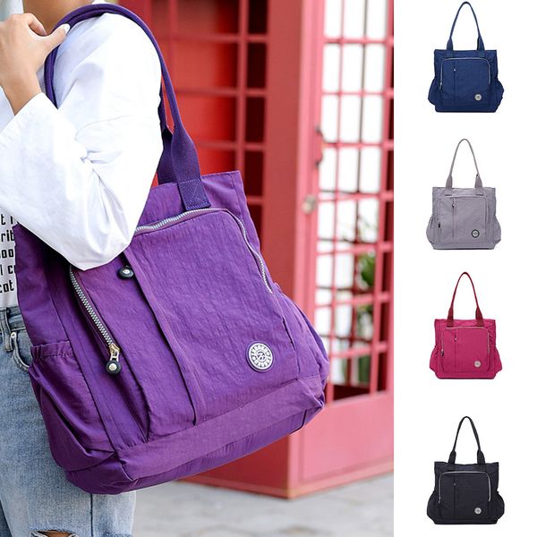 

large capacity handbags casual messenger bag good quality travel waterproof crossbody bags for women handle shoulder tote 12