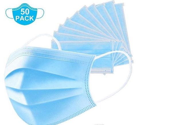 

в наличии! маска для лица одноразовая пылезащитная анти-туманы 3-слойная маска анти-зола анти-порошок унисекс доставка dhl 7339044 7427086 f