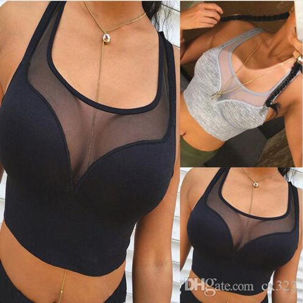 

women fashion vest sleeveless tanks summer casual solid crop short, White