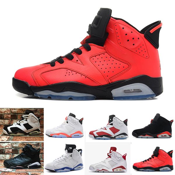 

6 6s mens basketball shoes carmine green suede gatorade unc infrared sport blue 2019 designer 6s athletics sneakers