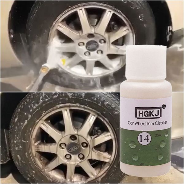 

car vehicle motorcycle wheel tire rim washing cleaning tool cleaner liquid 20 ml small bottle and durable l0419