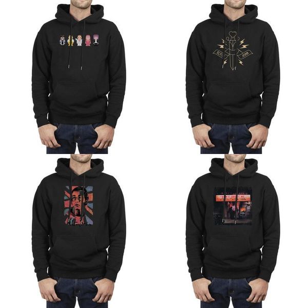 

men design printing elton john anime cartoon doll black fleece sweatshirt personalised superhero thin hoodie heart logo union jack elton