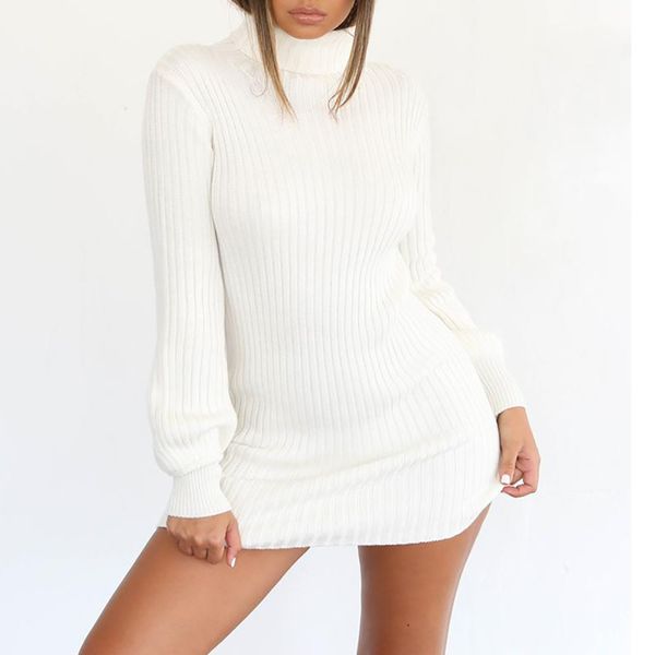 

autumn winter sweater women elegant knit high elastic jumper women turtleneck sweaters casual female pullovers pull femme, White;black