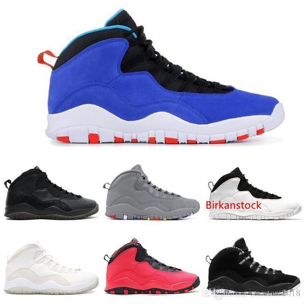 

10 2019 10s cement chicago i m back men basketball shoes thinker-racer blue mens sports sneakers trainers outdoor designer shoe 7-13