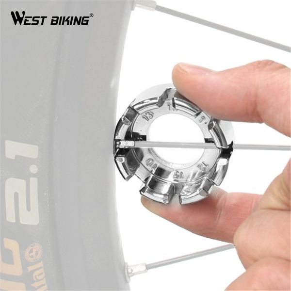 

west biking bike spanner wrench tools 8 way spoke nipple key wheel cycling bicycle rim spanner wrench repair tool bike tools